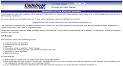 Desktop Screenshot of codebookcity.com